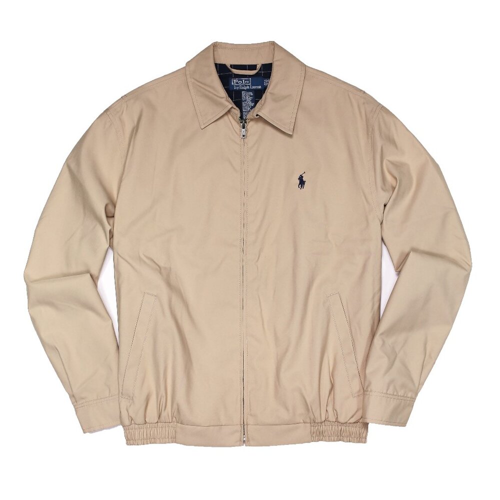 NWT Polo Ralph Lauren Men's Bi-Swing Jacket Windbreaker Khaki MSRP $185